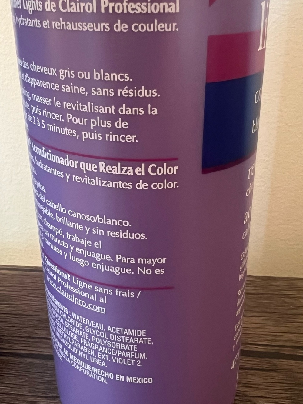Clairol Professional Shimmer Lights Shampoo 31.5 oz + Conditioner 16 oz NEW - Picture 10 of 11
